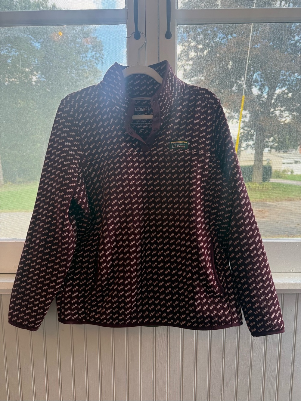 Rosemarie Syme LL Bean snap pullover